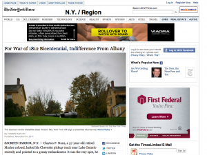 War of 1812 Bicentennial Disorganized in New York State - NYTimes.com